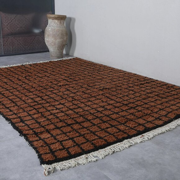 Marrakech Midnight Authentic handwoven Rug - 10ftx8ft - BAHIJA WORKSHOP - Picture 4 of 6
